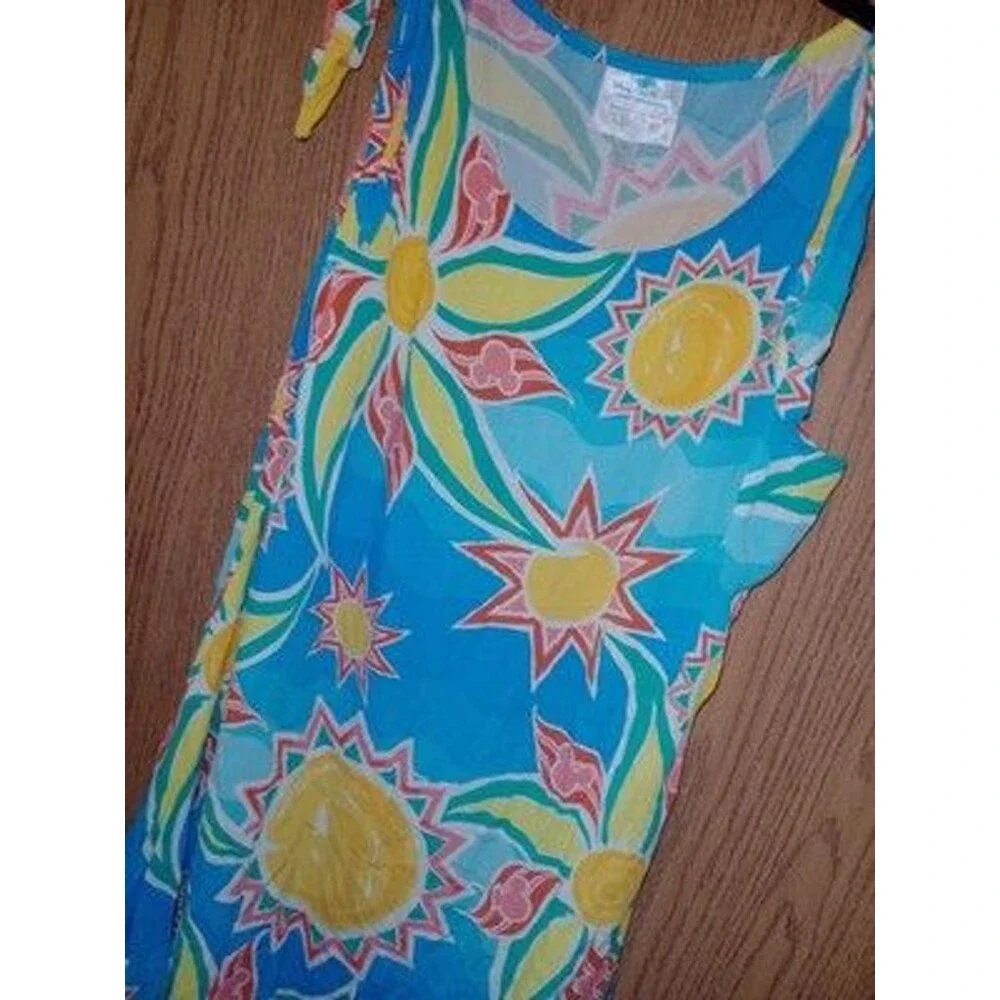 Disney Cruise Line Summer Swim Cover Up Size XL Artist Theodore Elyett Mickey